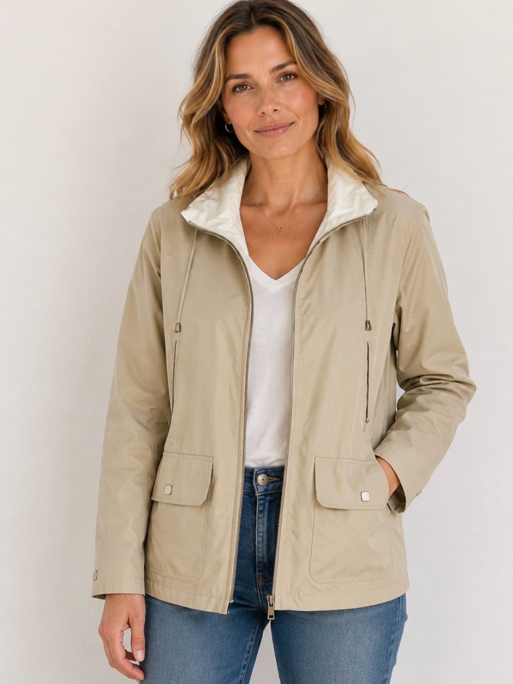 Vintage Fitz-Wright NY * London * Paris military style rain jacket
